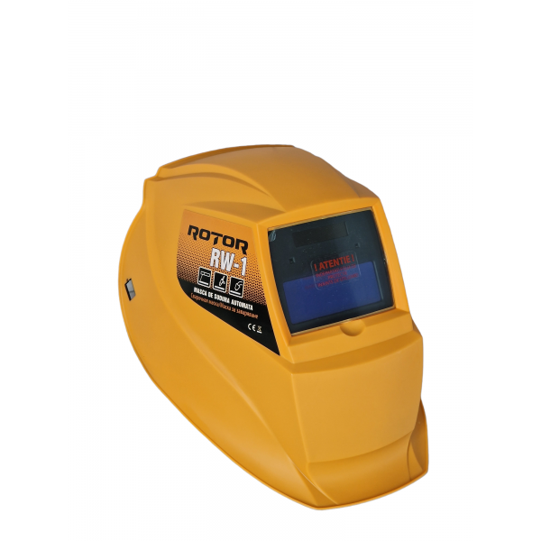 Masca automata de sudura Rotor RW-1, timp comutare 0.25~0.6s, Galbena 