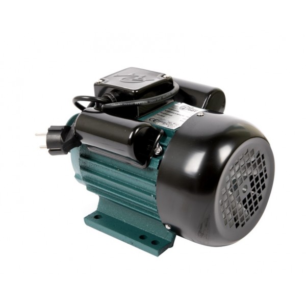  Motor electric monofazat, DDT, 1100 W, 1500 rpm, 2 condensatori, corp fonta 