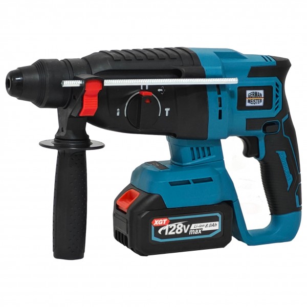 Trusa 5 piese, , Autofiletanta, Impact 2 in 1, Rotopercutor, Polizor Unghiular, Nivela laser , 128 v, 8Ah, Model nou