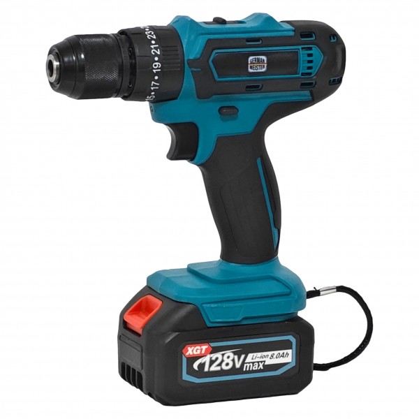Trusa 5 piese, , Autofiletanta, Impact 2 in 1, Rotopercutor, Polizor Unghiular, Nivela laser , 128 v, 8Ah, Model nou