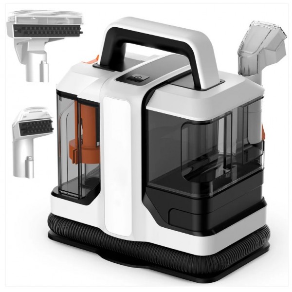 Aspirator Profesional cu Spalare prin Injecție-Extracție, 1000W, Putere de Vidare 12kPa, Sistem Dublu Rezervor, Detailing Auto și Covoare