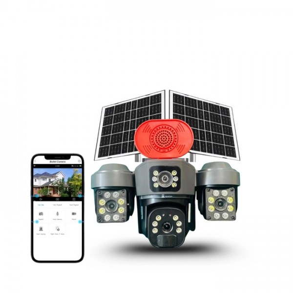Cameră supraveghere 12MP , 4G LTE ZY-TA14-4G – vedere nocturnă și monitorizare de la distanță