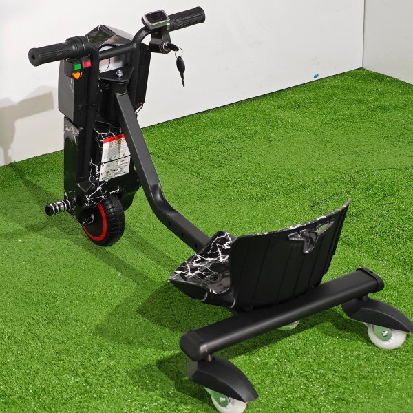 Triciclu Electric Drift "Fulger Negru" 350W — Singurul care suportă până la 100 KG