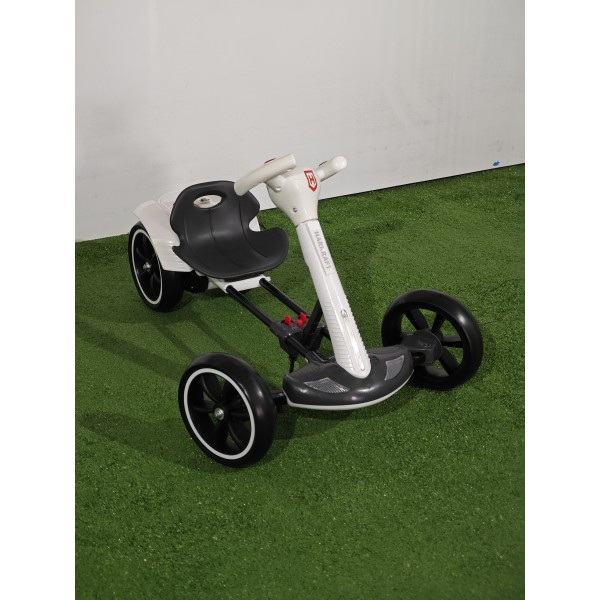 Kart electric pliabil, HARCRAFT, alimentare 12V, control parental prin telecomanda, 2 viteze , Inainte / Inapoi, Alb + Negru Kart electric pliabil, HARCRAFT, alimentare 12V, control parental prin telecomanda, 2 viteze , Inainte / Inapoi, Alb + Negru