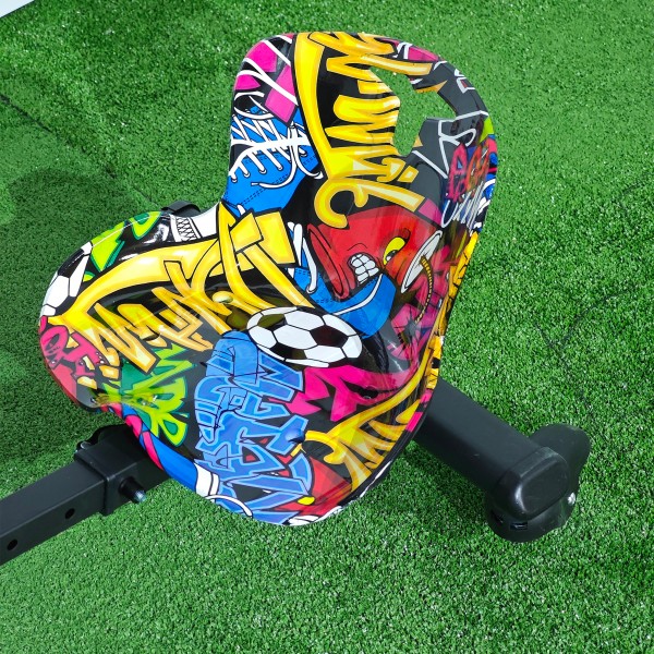Tricicletă Electrică Copii cu Drift 360° – 350W, 36V, Bluetooth + Difuzor, Lumini LED, 20 km/h, Graffiti