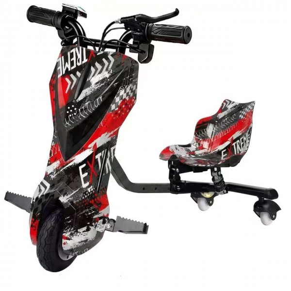 Trotinetă Electrică Drift Trike pentru Copii cu Scaun, Rotire 360°, 3 Roți – Model EXTREME Trotinetă Electrică Drift Trike pentru Copii cu Scaun, Rotire 360°, 3 Roți – Model EXTREME