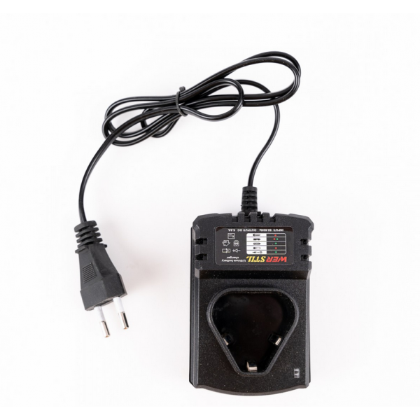 Motocoasa tip trimmer Werstil, acumulator 12V, cu roti, tija extensibila, 7 lame