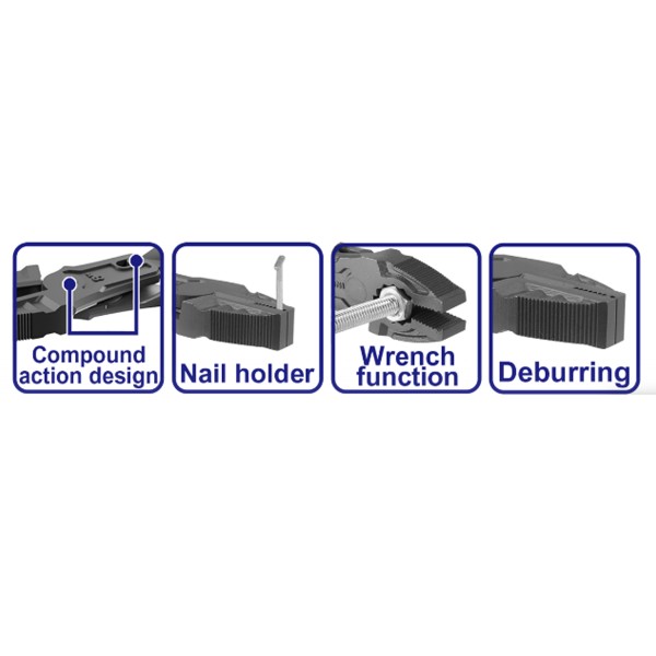 Cleste combinat cu actiune compusa 200mm (8"), 65% economie de energie , EPLRCC0851, EMTOP - Industrial