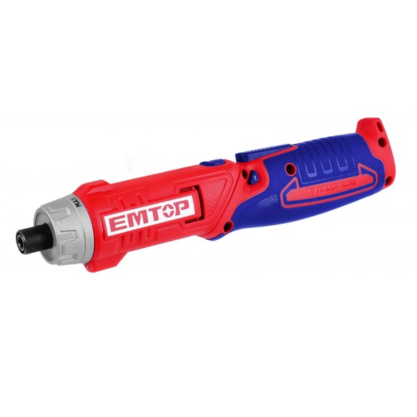 Surubelnita cu incarcare prin cablu USB, 8V, 6Nm, maner reglabil, 17 accesorii, geanta inclusa , Emtop