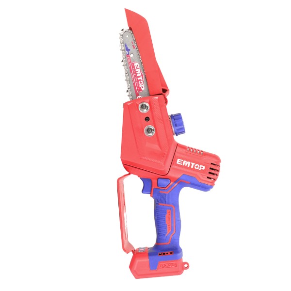 Mini fierastrau cu lant fara acumulator si incarcator, motor fara perii (brushless), 15 cm , ELGA2068 , Emtop - Profesional