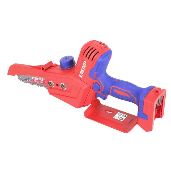 Mini fierastrau cu lant fara acumulator si incarcator, motor fara perii (brushless), 15 cm , ELGA2068 , Emtop - Profesional
