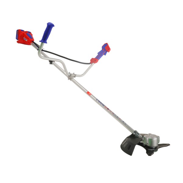 Motocoasa electrica / Trimmer cu 2 acumulatori 4.0Ah, motor fara perii (brushless), 330/255mm, accesorii incluse - ELMR202523
