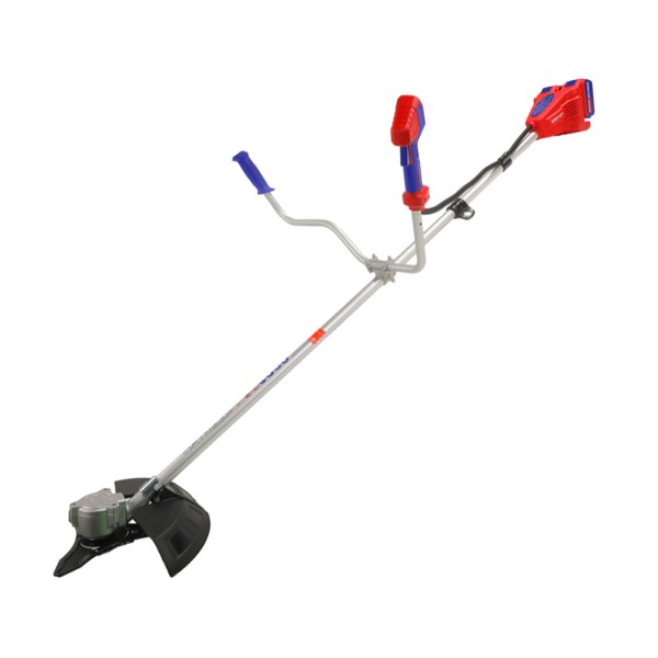 Motocoasa electrica / Trimmer cu 2 acumulatori 4.0Ah, motor fara perii (brushless), 330/255mm, accesorii incluse - ELMR202523