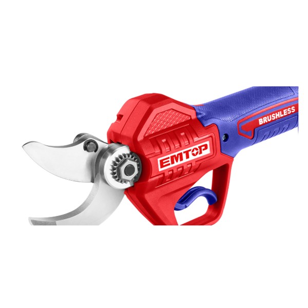 Foarfeca vita de vie cu 1 acumulator 2.0 Ah, deschidere 20-30mm, cutie de transport , Emtop - Profesional
