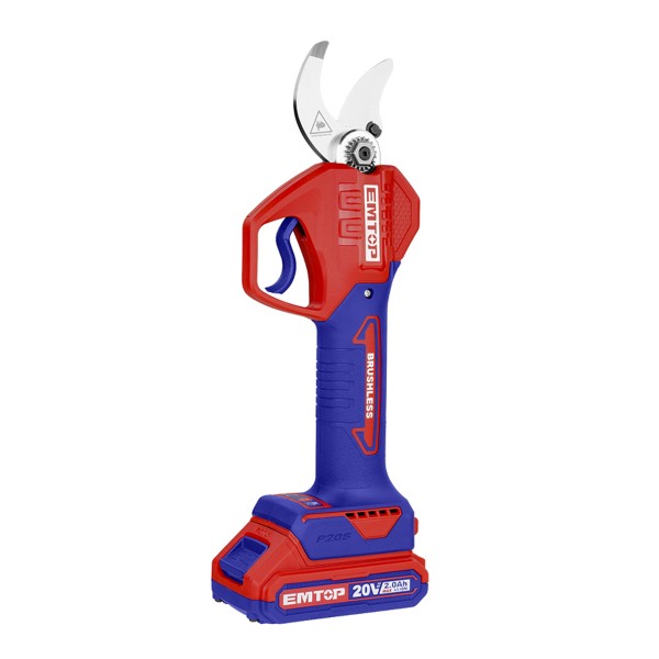Foarfeca vita de vie cu 1 acumulator 2.0 Ah, deschidere 20-30mm, cutie de transport , Emtop - Profesional