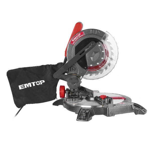 Fierastrau circular electric de banc, unghi reglabil 0-45  EMSW14001, EMTOP , 1400 W , 5000 rpm
