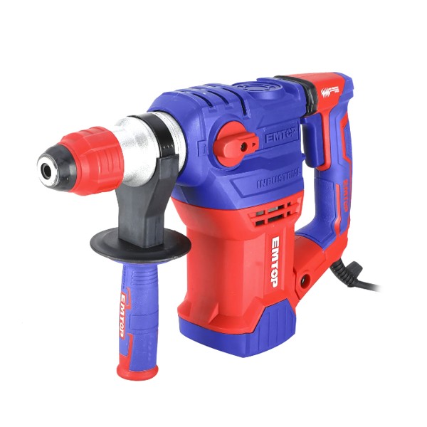Ciocan electric rotopercutor, 1500 W, 5.5 J, 3 burghie si 2 dalti incluse, cutie de transport - ERHRP1502, EMTOP