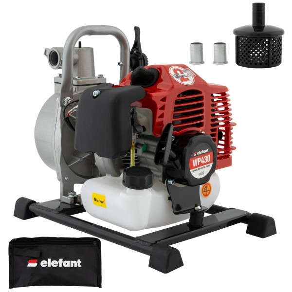 Motopompa WP430 Elefant, motor 2 T, 1 tol, debit 8-10 m3h, putere 1450 W
