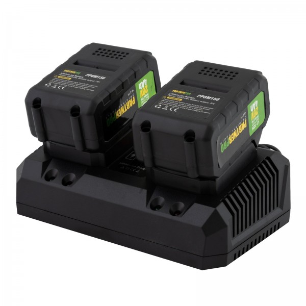 Suflanta pe acumulator PARTNERPRO PP8A519 , 2x20V 4Ah, 1 incarcator dublu, 9000-19000 RPM, 55 m/s