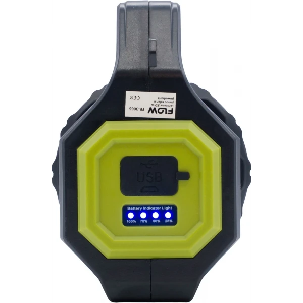 Lanternă LED cu panou solar și funcție powerbank FLOW FB-3065