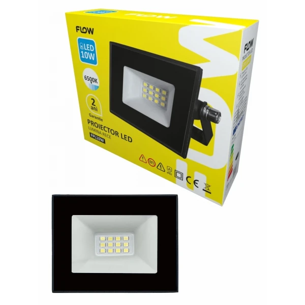 PROIECTOR LED 10W 6500K LUMINĂ RECE FLOW FPL10W PROIECTOR LED 10W 6500K LUMINĂ RECE FLOW FPL10W