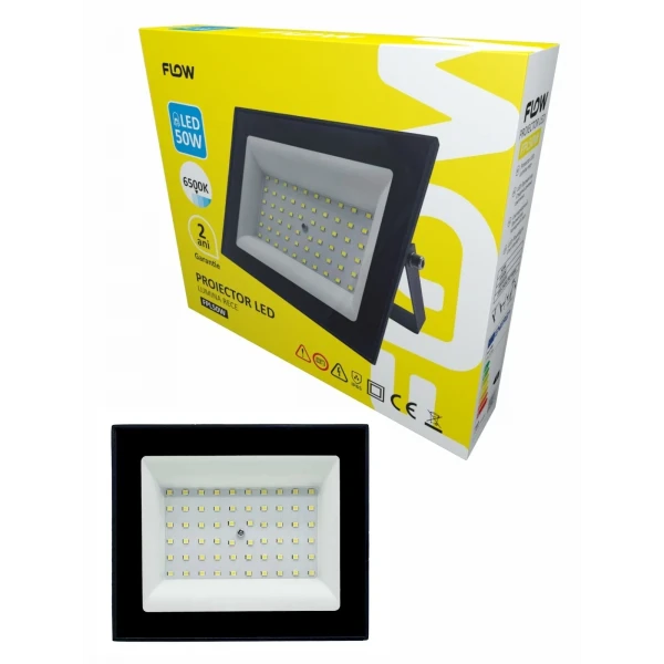 Proiector LED 50W 6500K Lumină Rece FLOW – FPL50W Proiector LED 50W 6500K Lumină Rece FLOW – FPL50W