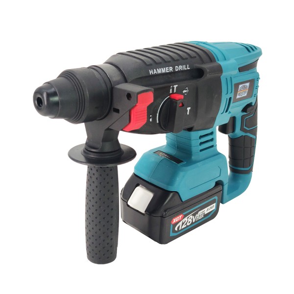 Trusa 4 piese cu acumulator , German Meister , Rotopercutor , Polizor Unghiular , Autofiletanta cu percutie , Masina impact 2 in 1