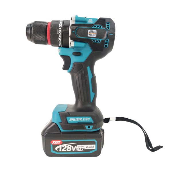 Trusa 4 piese cu acumulator , German Meister , Rotopercutor , Polizor Unghiular , Autofiletanta cu percutie , Masina impact 2 in 1