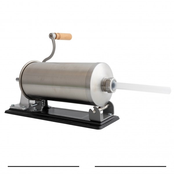 Aparat de facut carnati orizontal, Vanessa, Capacitate 5 kg, 4 palnii incluse