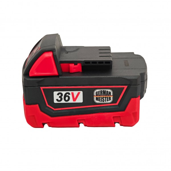 Acumulator German Meister Red, 36 V, 5 Ah , Compabilitate Milwaukee