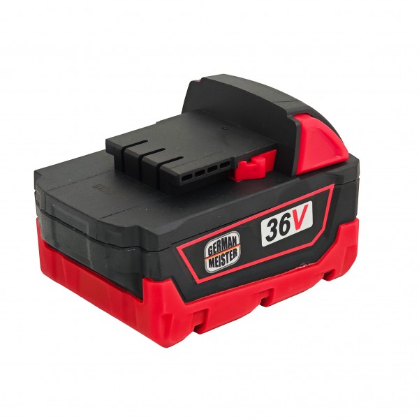 Acumulator German Meister Red, 36 V, 5 Ah , Compabilitate Milwaukee