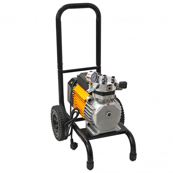 Pulverizator Airless Profesional German Meister 990, 3000 W, 3300 PSI, 16 L/min, Furtun 10 m, Pistol Profesional, pentru Lavabilă, Vopsele și Lacuri