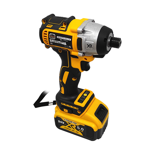 Masina de impact si insurubat German Meister, Cap Rotund, 24 V , 5 Ah , Prindere bit