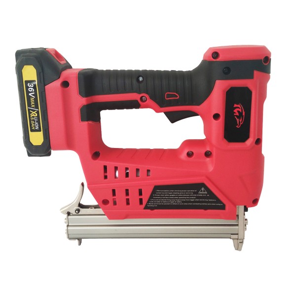 Caspator tapiterie cu acumulator, German Meister, model nou, 2 acumulatori 36 v , 5 Ah + 4 Set capse diferite marimi