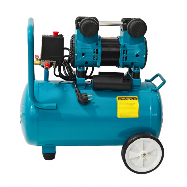 Compresor de aer fără ulei German Meister GM-24L, rezervor 24 Litri, 1300 W, 8 Bari, compresor silențios Oil-Free