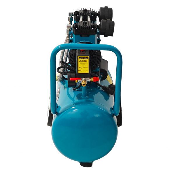 Compresor de aer fără ulei German Meister GM-24L, rezervor 24 Litri, 1300 W, 8 Bari, compresor silențios Oil-Free