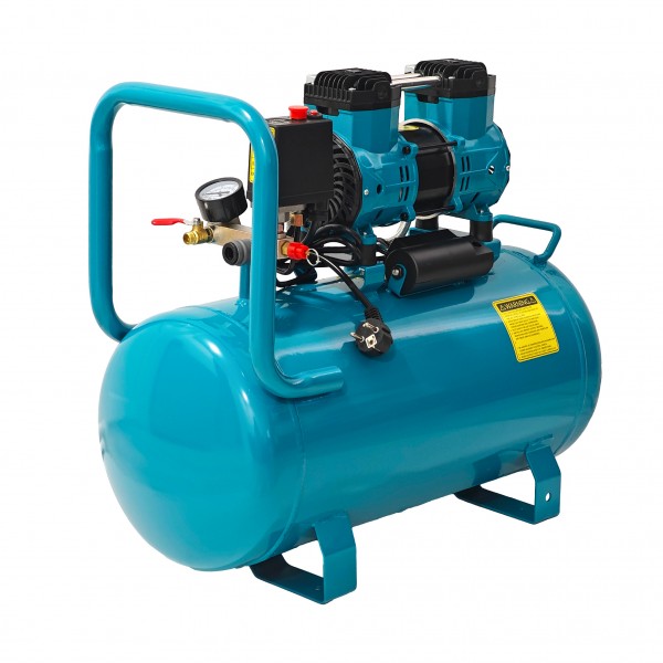 Compresor de aer fără ulei German Meister GM-1-50L, rezervor 50 Litri, 1300 W, 8 Bari, compresor silențios Oil-Free