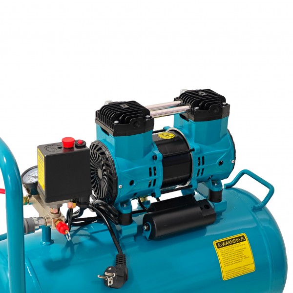 Compresor de aer fără ulei German Meister GM-1-50L, rezervor 50 Litri, 1300 W, 8 Bari, compresor silențios Oil-Free