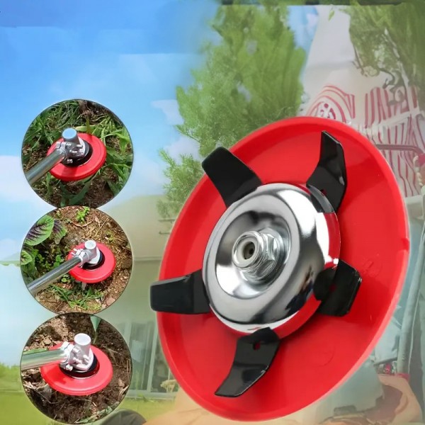 Disc 2 in 1 motocoasa, pentru plivit, indepartare buruienim 8 ", 200mm diametru