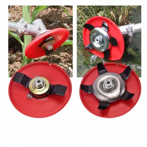 Disc 2 in 1 motocoasa, pentru plivit, indepartare buruienim 8 ", 200mm diametru