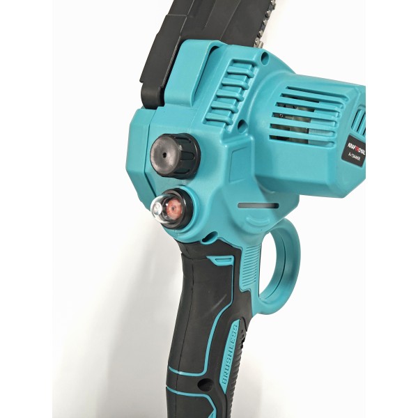 Fierastrau cu acumulator, KraftRoyal , 2 lame + 2 lant 8 " , 2 acumulatori , pompita de ungere