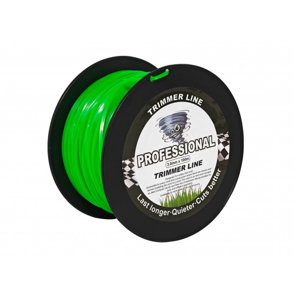Bobina cu fir nailon pentru motocoasa, profil rotund, 3 mm X 100 Mt