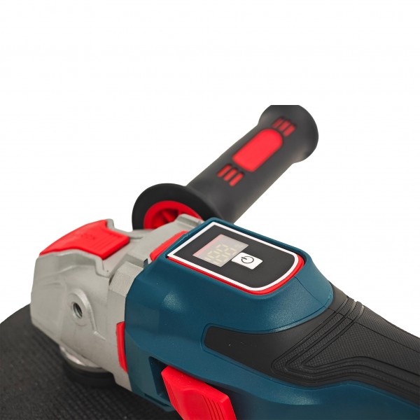 Polizor unghiular cu 2 acumulatori, Brushless, 36 V, 5 Ah, Model nou, German Meister, cu indicator procentaj baterie