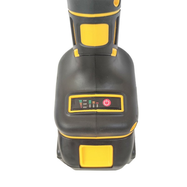 Polizor unghiular , Flex cu acumulator , German Meister , 2 acumulatori 128 V 6 Ah , 12.000 Rpm , disc 125 mm , XGT, Galben