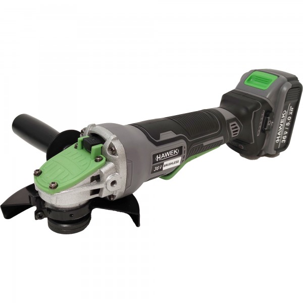 Trusa 4 piese cu acumulator 36 V, 5 Ah, Havek-Japonia, Model nou Brushless, Rotopercutor, Polizor unghiular, Autofiletanta & Masina de insurubat cu impact