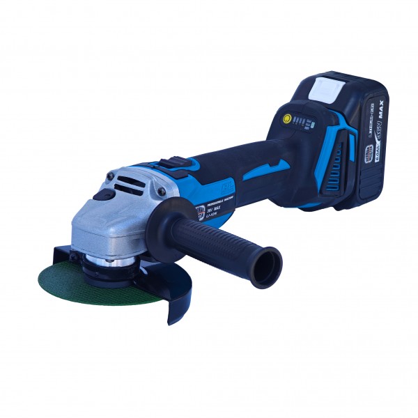 Polizor Unghiular Brushless German Meister 36V MAX , 6 Ah, Disc 125 mm, 2 Acumulatori + Încărcător