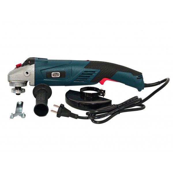 Polizor unghiular electric, German Meister, 1600 W , 125 mm, 10.000 rpm, Model nou, Coada lunga