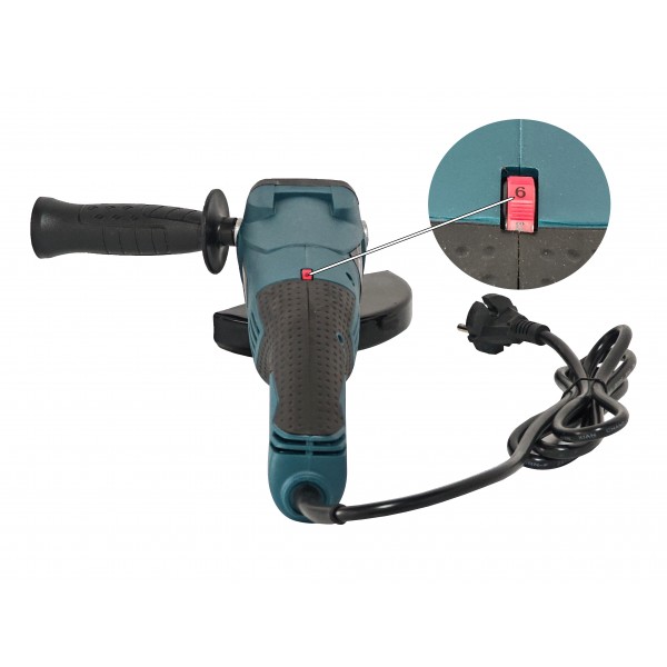 Polizor unghiular electric, German Meister, 1600 W , 125 mm, 10.000 rpm, Model nou, Coada lunga