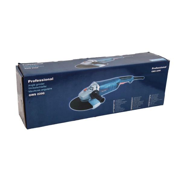 Polizor unghiular , Flex electric German Meister , Model Nou , 2350 W , 6000 Rpm , 230 mm disc , Albastru