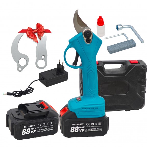 * Promo * Foarfeca de gradina cu acumulator, 24 V , 4 Ah , deschidere max 3 cm , Brushless, Model nou